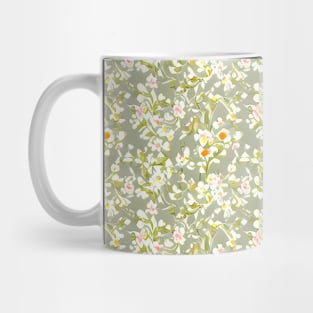 Floral Pattern Primrose Flowers Mug